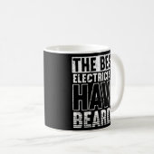 Best Electricians verfügen über Bart Voltage Linem Kaffeetasse (VorderseiteRechts)
