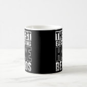 Best Electricians verfügen über Bart Voltage Linem Kaffeetasse (Mittel)