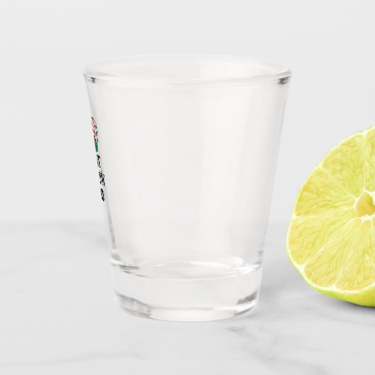 Best Elfin Vater Weihnachten Weihnachten Schnapsglas (Rechts)