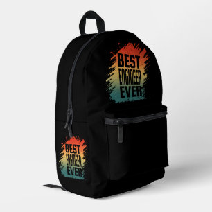 BEST ENGINEER EVER BEDRUCKTER RUCKSACK