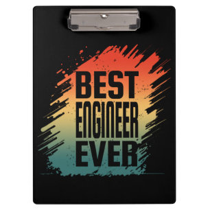 BEST ENGINEER EVER KLEMMBRETT