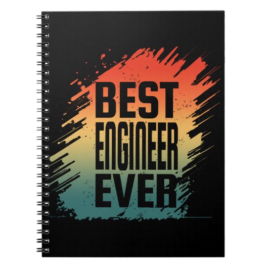 BEST ENGINEER EVER NOTIZBLOCK (Vorderseite)