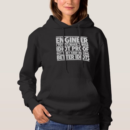 Best Engineer Ever Profession Engineering Career Hoodie (Vorderseite)