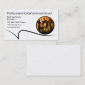 Best Entertainment Scout Business Cards Visitenkarte (Vorne/Hinten)