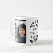 Best Ever 2 Photo Keepsake Mothers Day Mom Gift Kaffeetasse (Vorderseite Links)