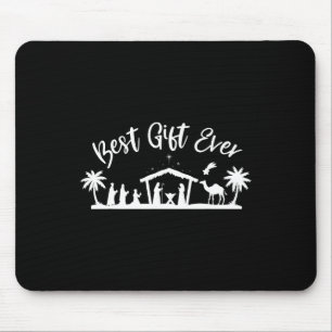 Best Ever Christmas Cool Jesus Nativity Scene Chri Mousepad