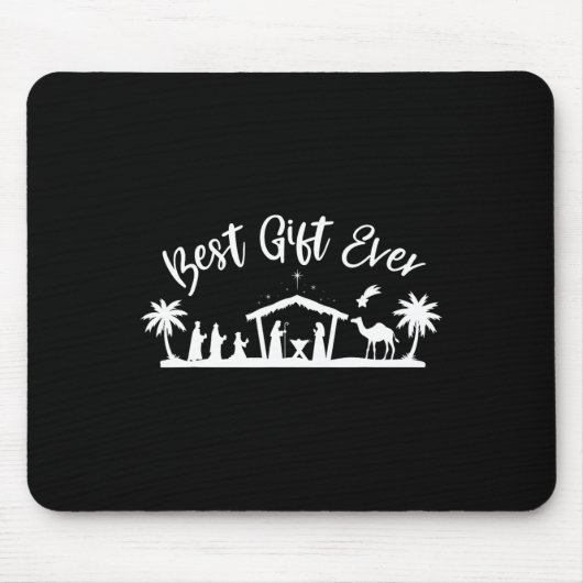 Best Ever Christmas Cool Jesus Nativity Scene Chri Mousepad (Vorne)