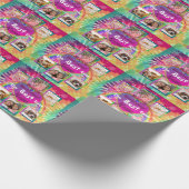 Best Ever Gefärbte Krawatte Image Foto Geschenk Wr Geschenkpapier (Ecke)