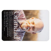 Best Ever Grandpa, Grandad, Dad Definition Foto Magnet (Horizontal)