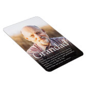 Best Ever Grandpa, Grandad, Dad Definition Foto Magnet (Rechte Seite)