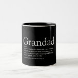 Best Ever Grandpa, Grandfather, Papa Definition Zweifarbige Tasse<br><div class="desc">Personalise for your special grandpa,  grandad,  papa or pops to create a unique gift. A perfect way to show him how amazing he is every day. Designed by Thisisnotme©</div>