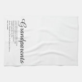 Best Ever Großeltern Definition Skript Geschirrtuch (Horizontal)