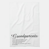 Best Ever Großeltern Definition Skript Geschirrtuch (Vertikal)