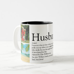 Best Ever Husband Definition 4 Foto Zweifarbige Tasse