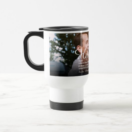Best Ever Husband Definition Script Foto Reisebecher (Links)