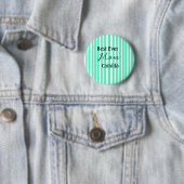 Best ever mom green stripped pattern pastel neon  button (Beispiel)