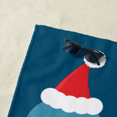 Best Ever Octopus Santa Blue Weihnachten Strandtuch (Beispiel)