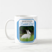 Best Ever Rabbit Vater Zwei Foto Keepake Kaffee Ta Kaffeetasse (Links)
