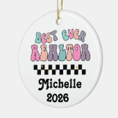 Best Ever Realtor Keramik Ornament (Links)