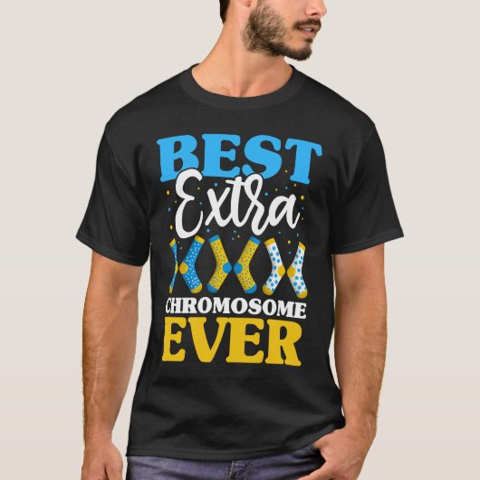 Best Extra Chromosome Ever Down Syndrome Kids Soc T-Shirt (Vorderseite)