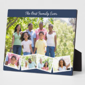 Best Family Ever - Custom Foto Leimblues Fotoplatte (Seite)
