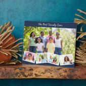 Best Family Ever - Custom Foto Leimblues Fotoplatte (Seite)