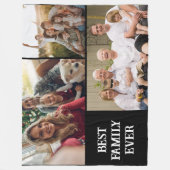 Best family ever photo collage Fleece Blanket (Vorderseite)