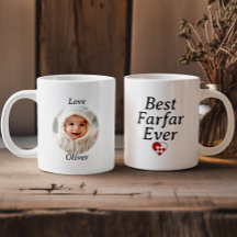 Best Farfar Ever - Personalisiertes Foto Weihnacht