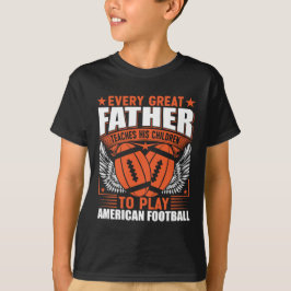 Best Father American Football T-Shirt