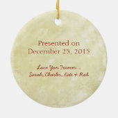 Best Father Award Ornaments Keramikornament (Hinten)