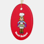 Best Female Baker Christmas Ornament (Links)