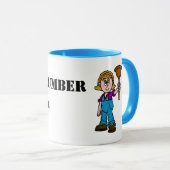 Best Female Plumber Coffee Tasse (VorderseiteRechts)