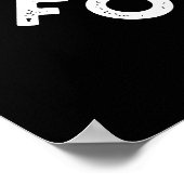 Best Ferns Forever Funny BESTE FREUNDIN Pun Dark B Poster (Ecke)