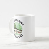 Best Ferns Forever Funny BFF Pun Kaffeetasse (Vorderseite Links)