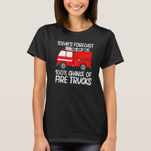 Best Fire Truck For Men Women Fire Truck Firefight T-Shirt (Vorderseite)