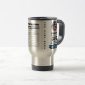 BEST FIREFIGHTER GIFTS FÜR VATER RTIREMENT GEBURTS REISEBECHER (VorderseiteRechts)