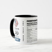 BEST FIREFIGHTER GIFTS FÜR VATER RTIREMENT GEBURTS TASSE (Vorderseite Links)