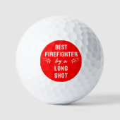 Best Firefighter Golf Balls Golfball (Vorderseite)