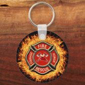 Best Firefighter-Theme-Schlüsselanhänger Schlüsselanhänger (Vorderseite)