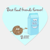 Best Food Friends Forever Sticker (Vorderseite)