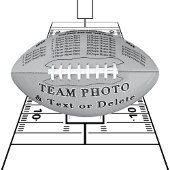 Best Football Coach Geschenke, Team FOTO und NAMES