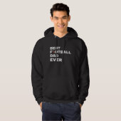 best football dad ever hoodie (Vorne ganz)