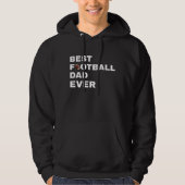 best football dad ever hoodie (Vorderseite)