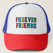 Best Forever Friends beste Freundin Freundschaft s Truckerkappe (Vorderseite)