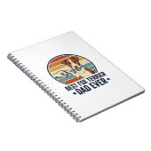 Best Fox Terrier Dad Ever Vintage Dog Lover Shirt_ Notizblock (Rechte Seite)