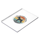 Best Fox Terrier Dad Ever Vintage Dog Shirt_1 Notizblock (Linke Seite)