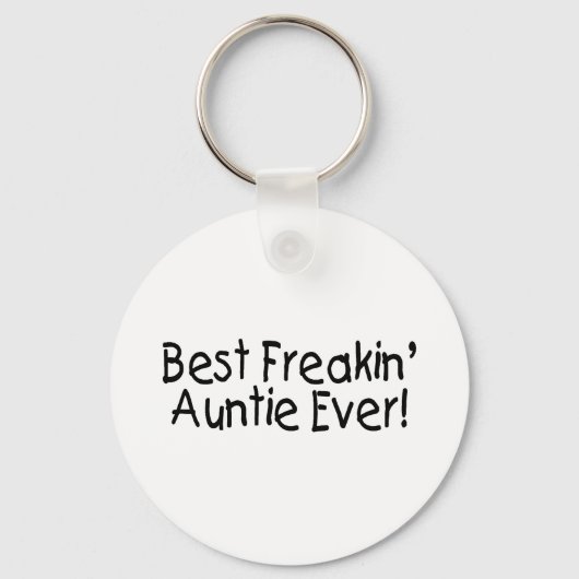 Best Freakin Auntie Ever 2 Schlüsselanhänger (Vorderseite)