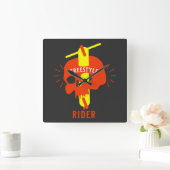 Best Freestyle Pro Scooters Quadratische Wanduhr (Zuhause)