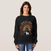 Best Frenchie Mama Ever Rainbow Liebe Sweatshirt (Vorne ganz)