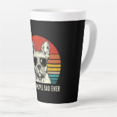 Best Frenchie Vater Ever Funny French Bulldog Vate Milchtasse (Rechte Ecke)